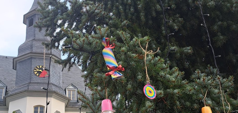 Geschmückter Tannenbaum